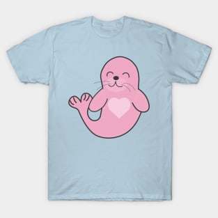 Cute Pink Seal T-Shirt